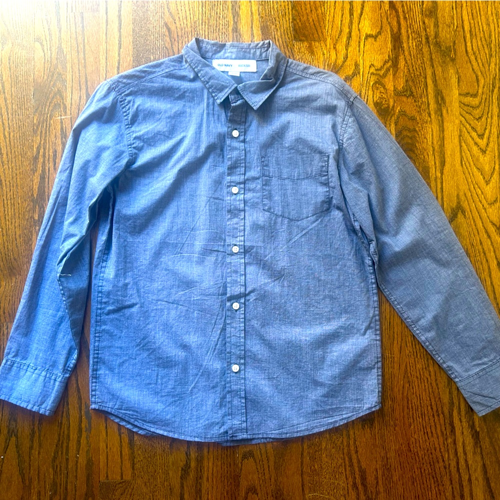 Old Navy Built-In Flex Button-Down Shirt boys 14-16